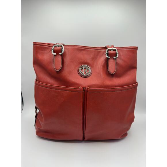 RELIC by Fossil Burnt Orange Faux Leather Tote Bag - Picture 1 of 7
